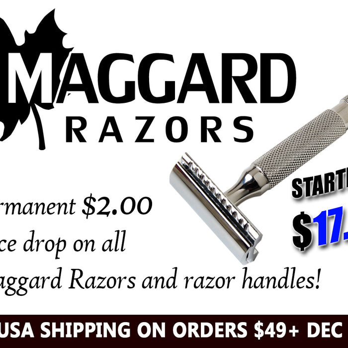 Price drop on Maggard Razors!