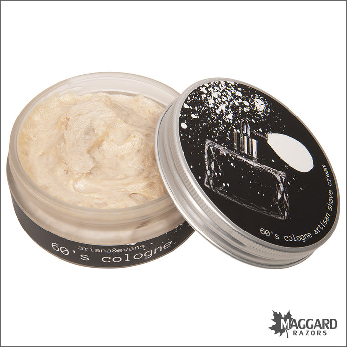 Ariana and Evans 60's Cologne Artisan Shaving Cream, 6oz