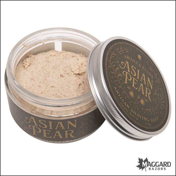 Ariana and Evans Asian Pear Shaving Soap, 4oz - Ultima 2 Base