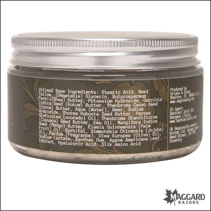 Ariana and Evans Asian Pear Shaving Soap, 4oz - Ultima 2 Base