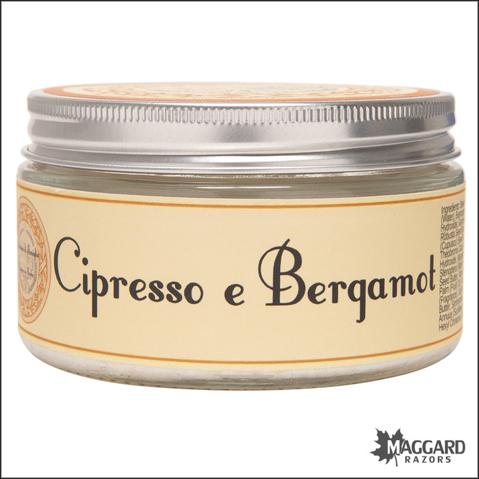 Ariana and Evans Barbiere di Famiglia Cipresso e Bergamot Shaving Soap, 4oz - VR2 Vegan Base