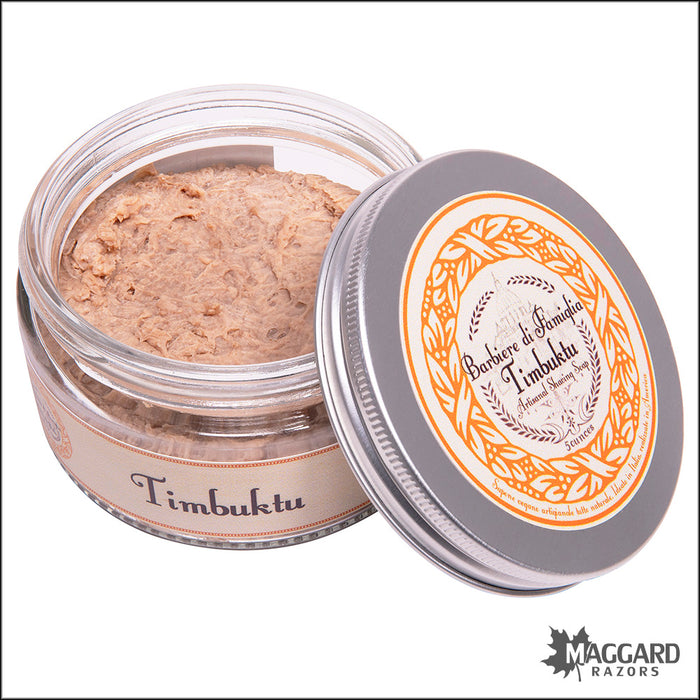 Ariana and Evans Barbiere di Famiglia Timbuktu Shaving Soap, 4oz - VR2 Vegan Base