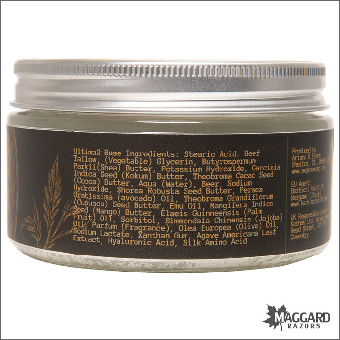 Ariana and Evans Cannabliss Santal Artisan Shaving Soap, 4oz - Ultima 2 Base