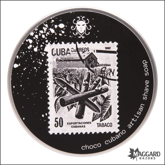 Ariana and Evans Choco Cubano Artisan Shaving Soap, 5oz - Ultima 2 Base