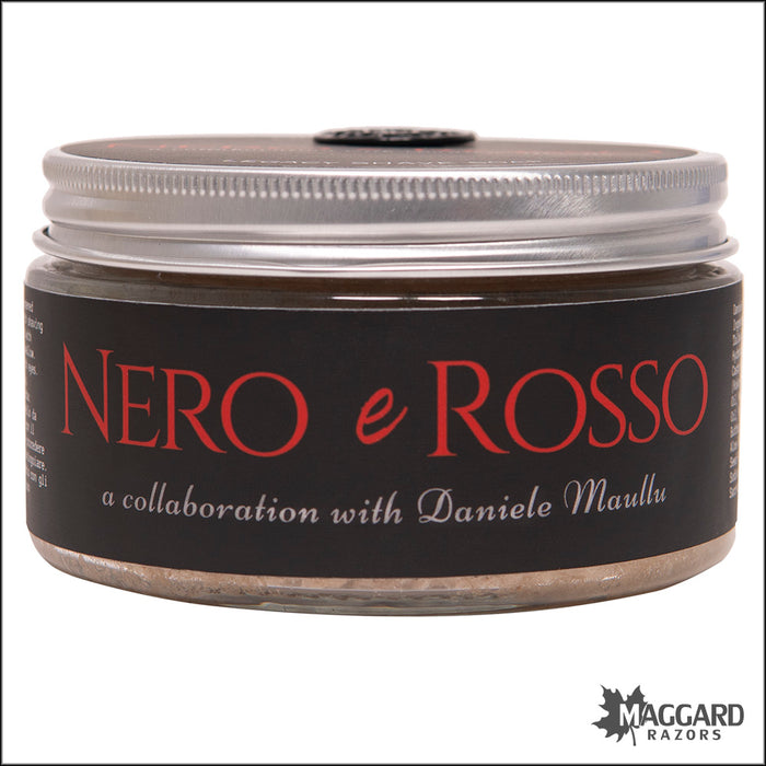 Ariana and Evans Daniele Maullu Nero e Rosso Shaving Soap, 200g