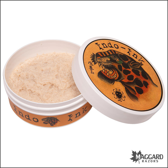 Ariana and Evans Indo Ink Artisan Shaving Soap, 4oz - Kaizen 2e Base