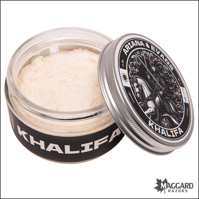 Ariana and Evans Khalifa Artisan Shaving Soap, 4oz - Ultima Base