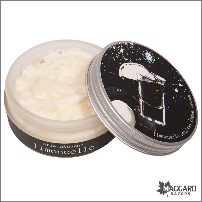 Ariana and Evans Limoncello Artisan Shaving Cream, 6oz