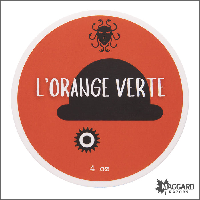 Ariana and Evans L'Orange Verte Artisan Shaving Soap, 4oz - Kaizen 2e Base