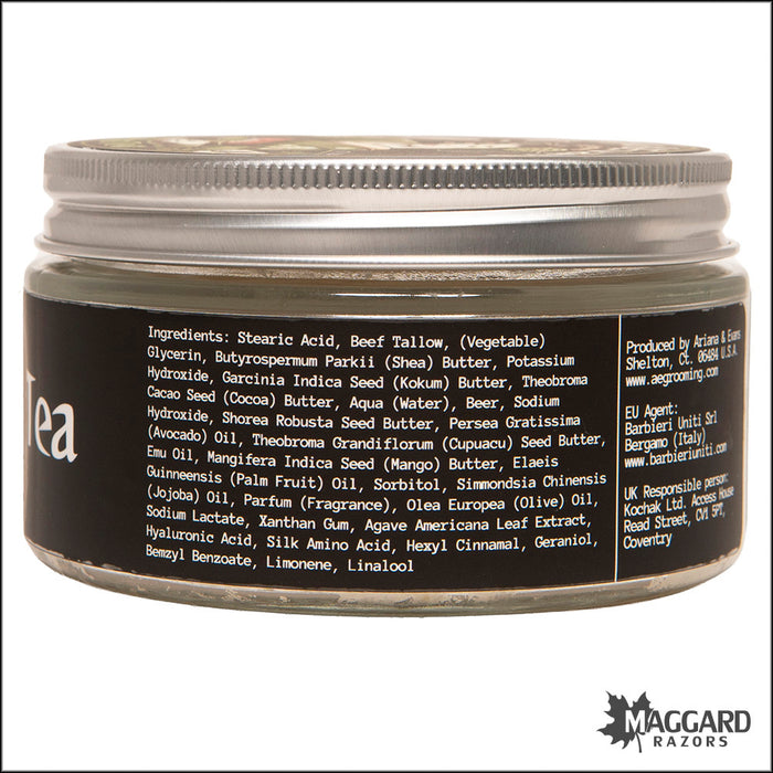 Ariana and Evans Matcha Tea Artisan Shaving Soap, 4oz - Ultima Base