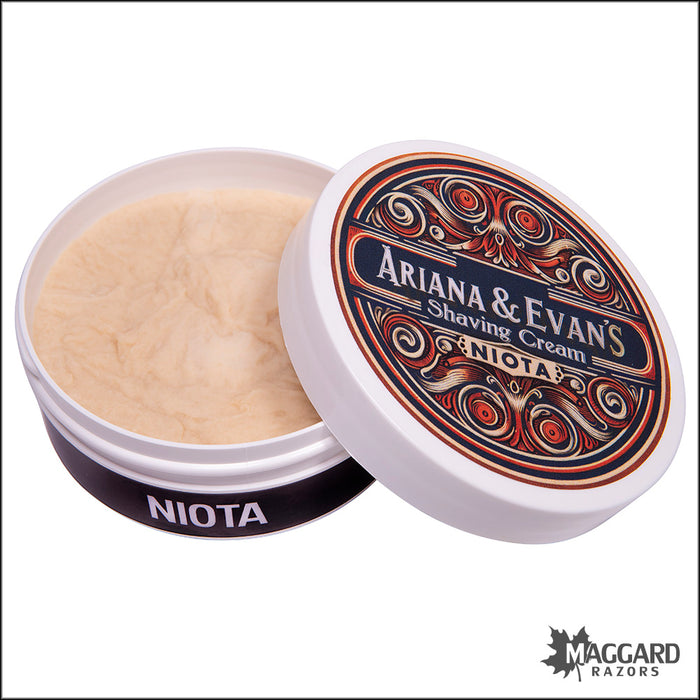 Ariana and Evans Niota Artisan Shaving Cream, 5.3oz