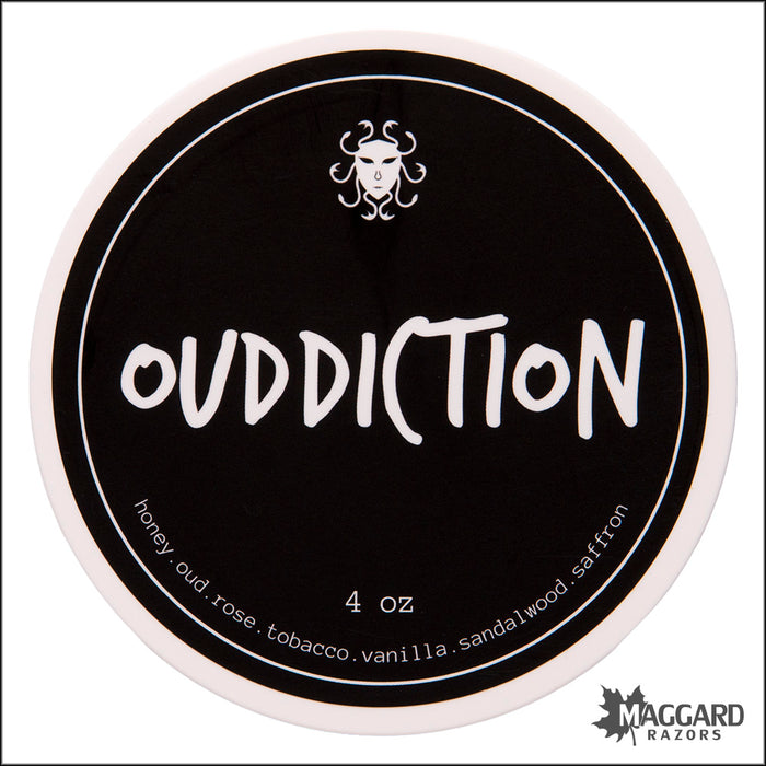 Ariana and Evans Ouddiction Artisan Shaving Soap, 4oz - Kaizen 2e Base
