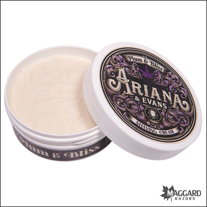 Ariana and Evans Plum and Bliss Artisan Shaving Cream, 5.3oz