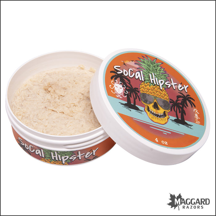 Ariana and Evans SoCal Hipster Artisan Shaving Soap, 4oz - Kaizen 2e Base