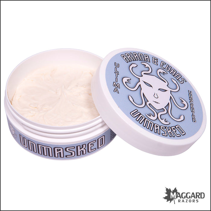 Ariana and Evans Unmasked Ultima Artisan Shaving Soap, 4oz