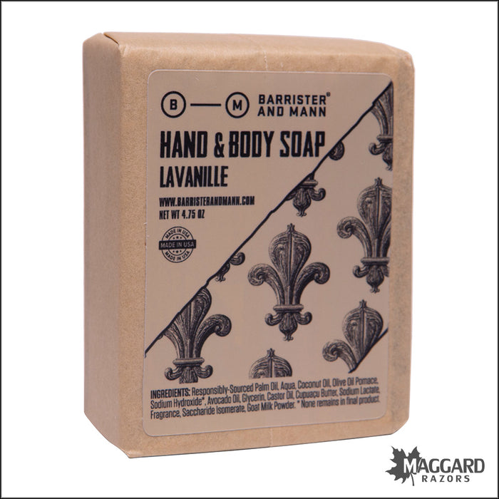 Barrister and Mann Lavanille Hand and Body Soap, 4.75oz