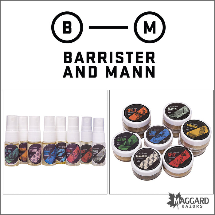 Barrister and Mann Shaving Soap and Aftershave Samples