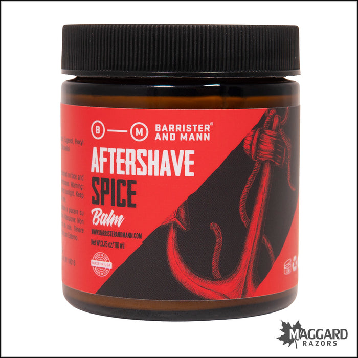 Barrister and Mann Spice Aftershave Balm, 3.75oz