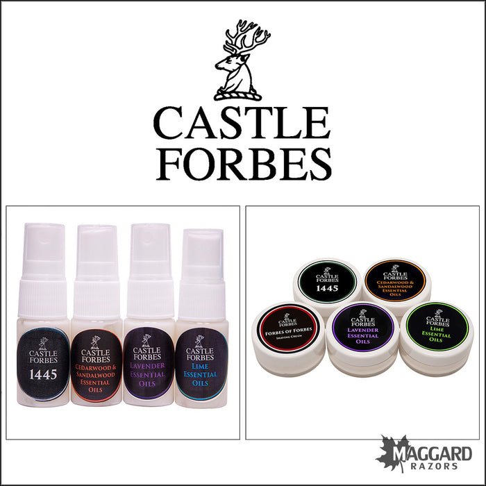 Castle Forbes Shaving Cream and Aftershave Balm Samples