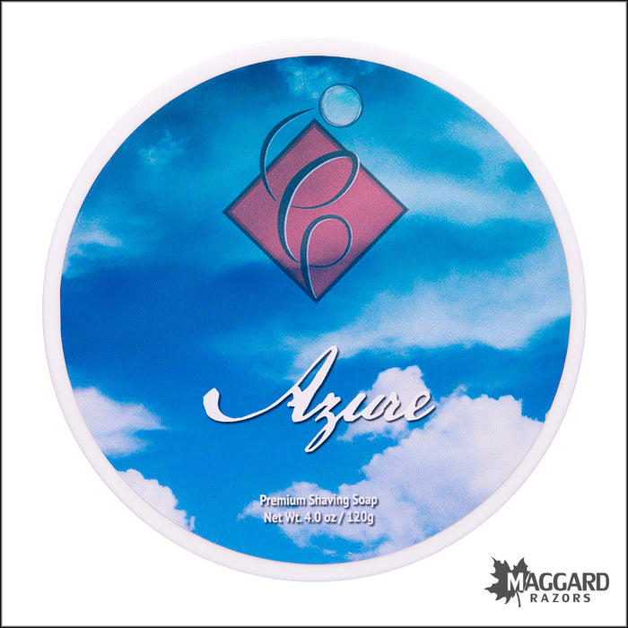 Catie's Bubbles Azure Premium Shaving Soap, 4oz