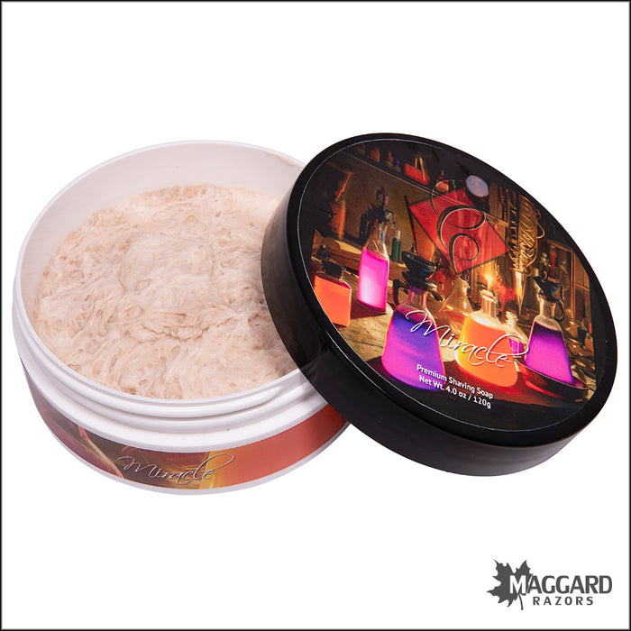 Catie's Bubbles Miracle Premium Shaving Soap, 4oz