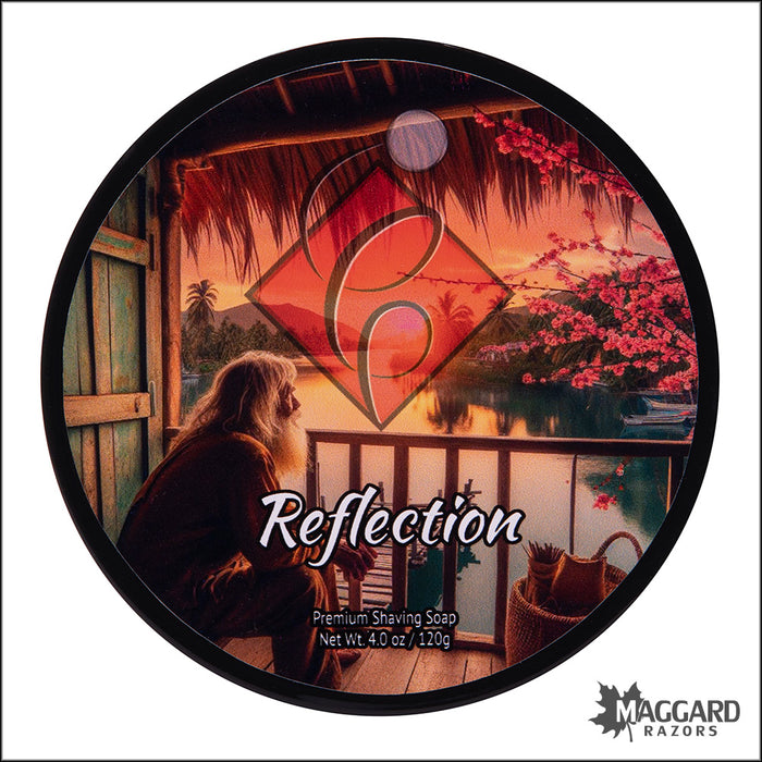 Catie's Bubbles Reflection Premium Shaving Soap, 4oz