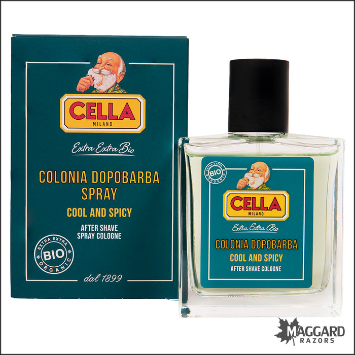 Cella Milano Cool and Spicy Aftershave Spray Cologne, 100ml