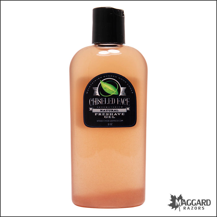 Chiseled Face Natural Pre-Shave Gel 4 oz