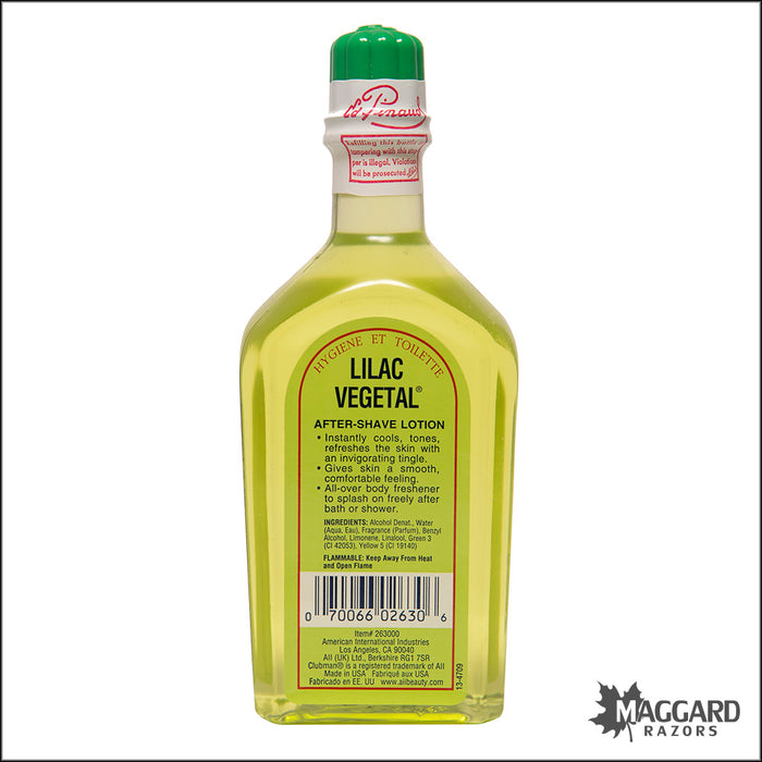 Clubman Pinaud Lilac Vegetal Aftershave Lotion, 6oz