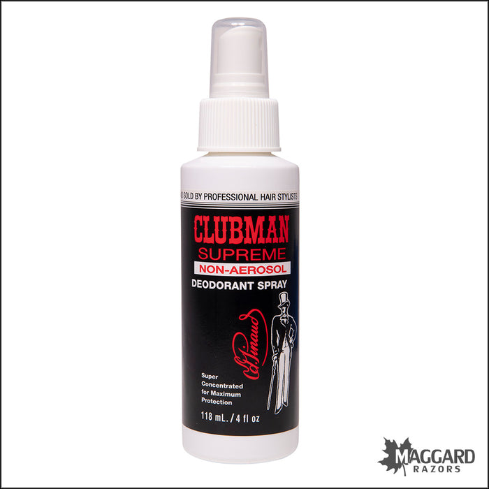Clubman Pinaud Supreme Non-Aerosol Deodorant Spray, 4oz