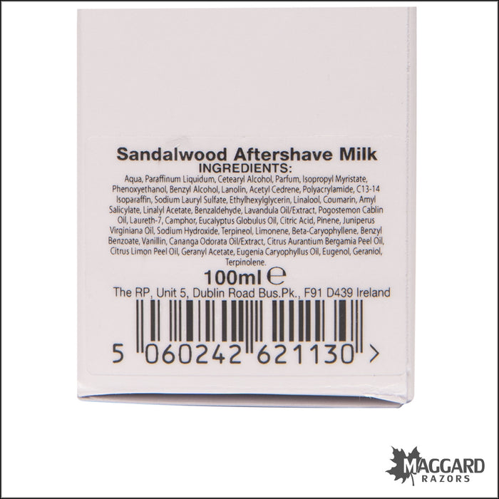 D.R. Harris Sandalwood Aftershave Milk, 100ml - Alcohol Free