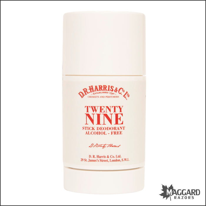 D.R. Harris Twenty Nine Stick Deodorant, 75g - Alcohol Free