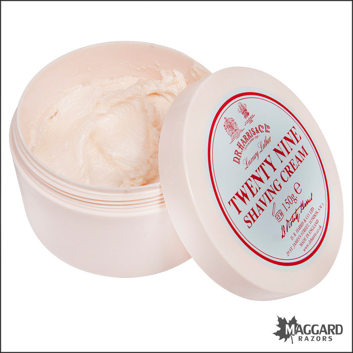 D.R. Harris Twenty Nine Shaving Cream in Bowl, 150g