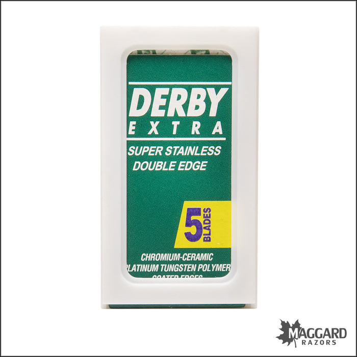 Derby Extra Super Stainless Double Edge Razor Blades, 5 blades