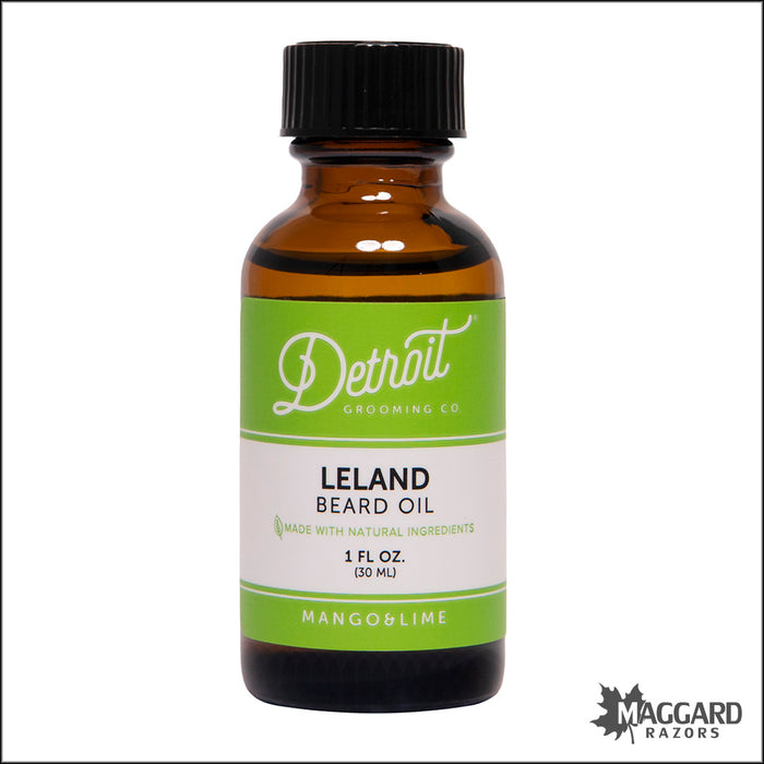 Detroit Grooming Co. Leland Grooming and Beard Oil, 1oz