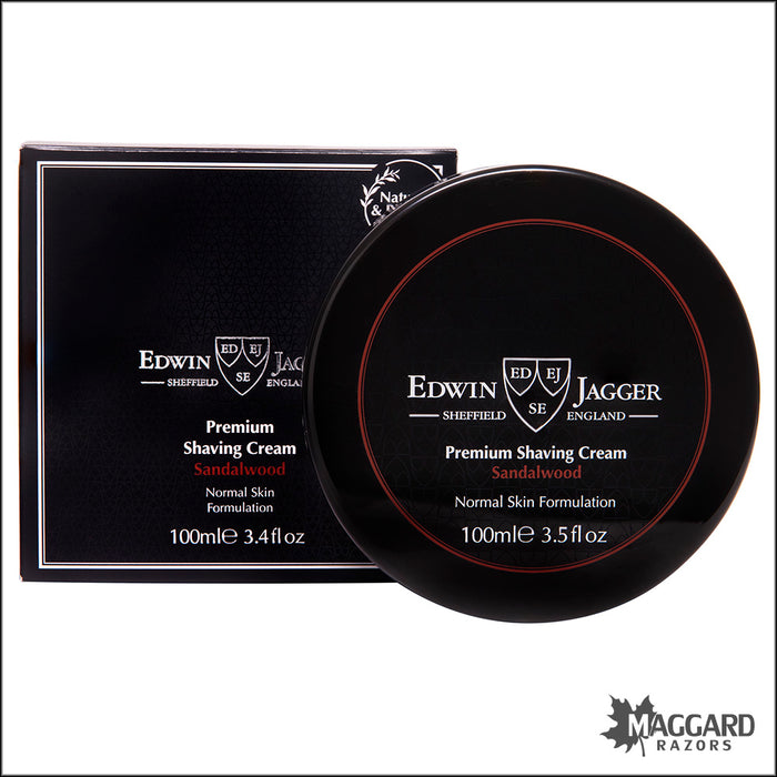 Edwin Jagger Sandalwood Shave Cream Tub, 100ml