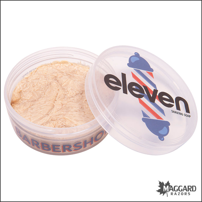 Eleven Shaving Barbershop Artisan Shaving Soap with Tallow, 4oz - Julien Base