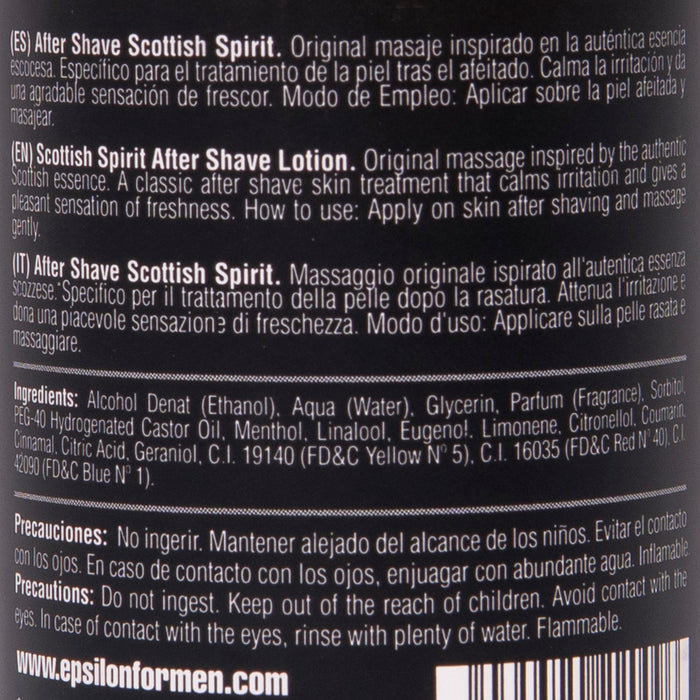 Epsilon 02 Scottish Spirit Aftershave Splash, 100ml