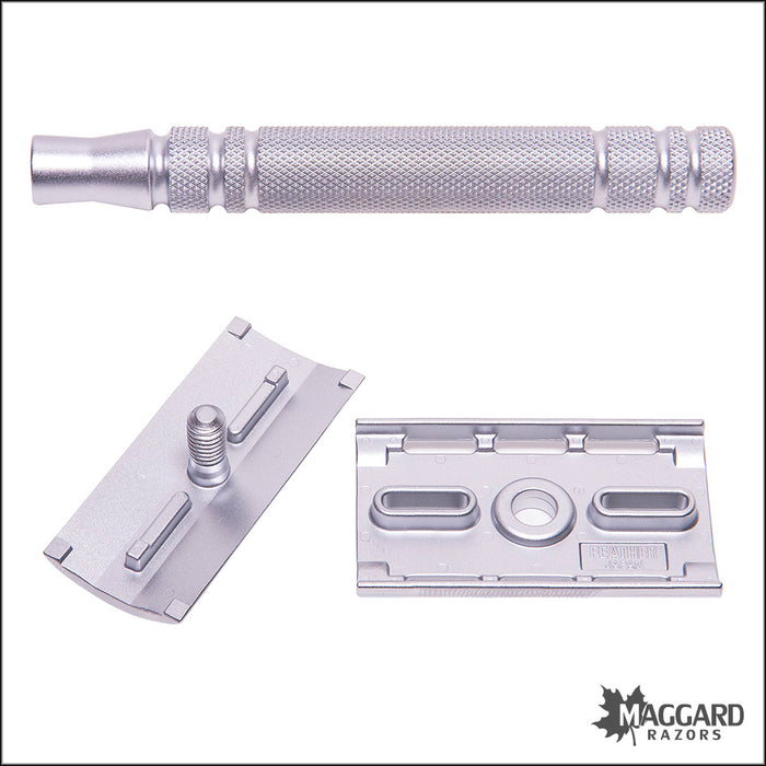 Feather AS-D2 All Stainless Double Edge Safety Razor in Gift Box