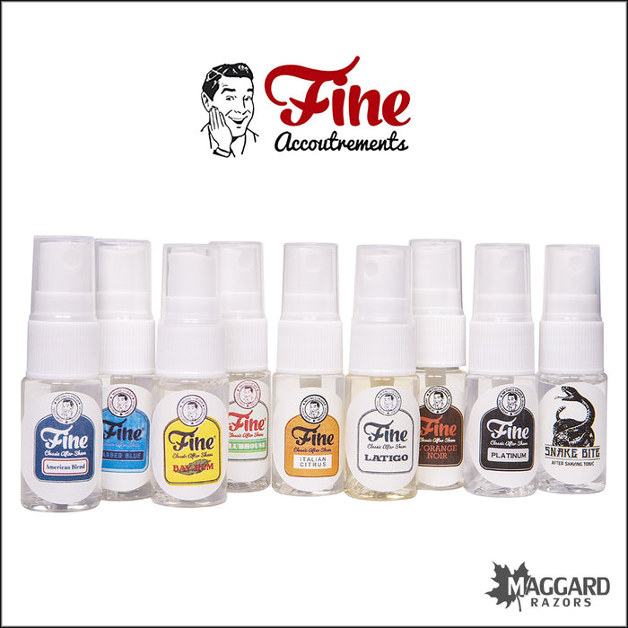 Fine Accoutrements Shaving Soap and Aftershave Samples
