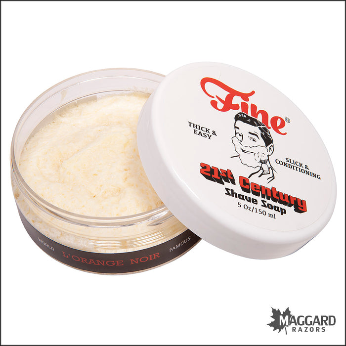 Fine Accoutrements L'Orange Noir Century Shave Soap, 5oz