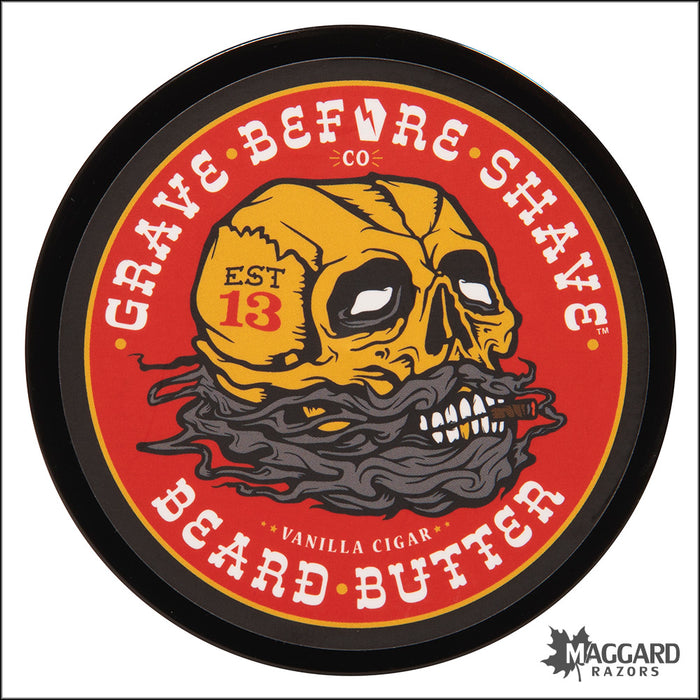 Grave Before Shave Cigar Blend Beard Butter, 4oz