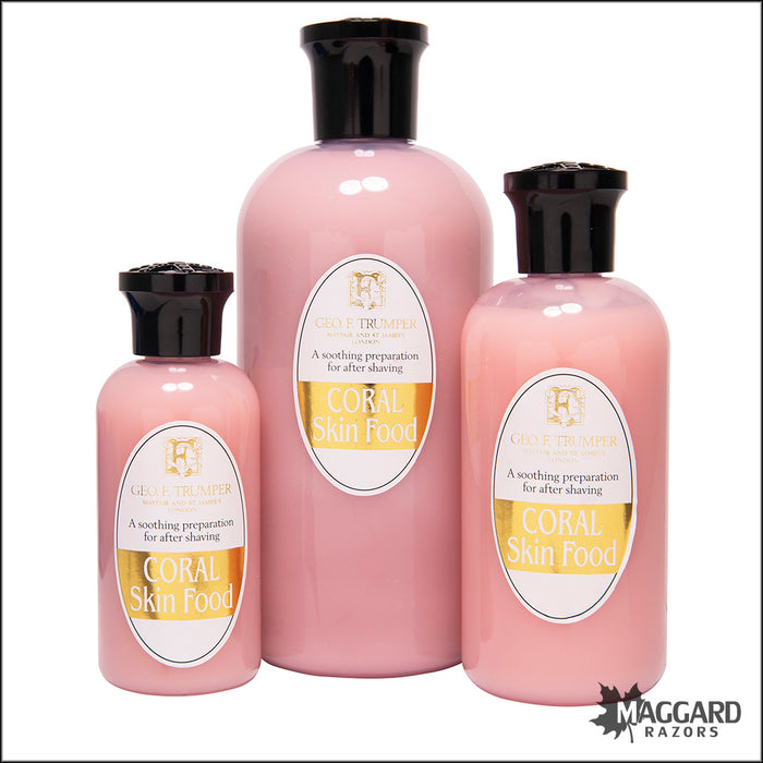 Geo F. Trumper Coral Skin Food Aftershave 100, 200, or 500ml