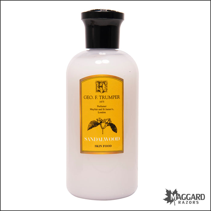 Geo F. Trumper Sandalwood Skin Food, 100 200 or 500ml