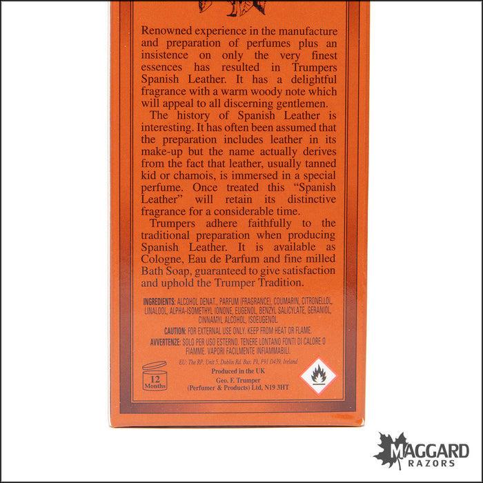 Geo F. Trumper Spanish Leather Cologne, 100ml