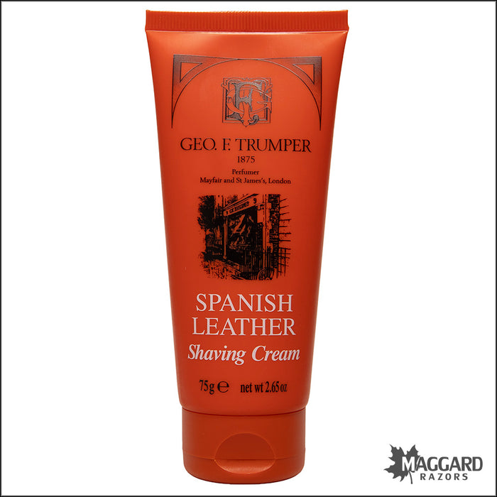 Geo F. Trumper Spanish Leather Shave Cream in Tube, 75g