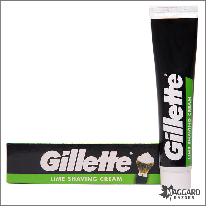 Gillette Lime Shaving Cream Tube, 93g