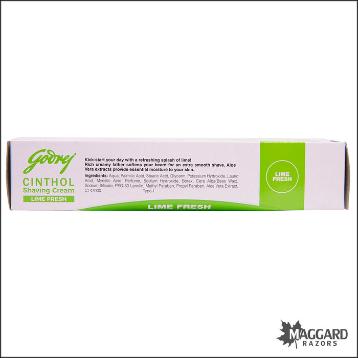 Godrej Cinthol Lime Fresh Shaving Cream Tube, 78g