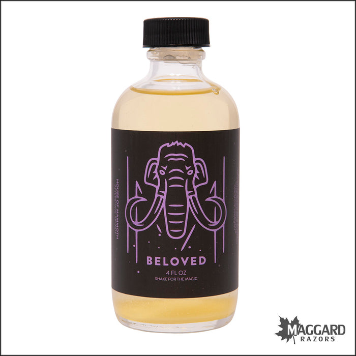 House of Mammoth Beloved Artisan Aftershave Splash, 4oz