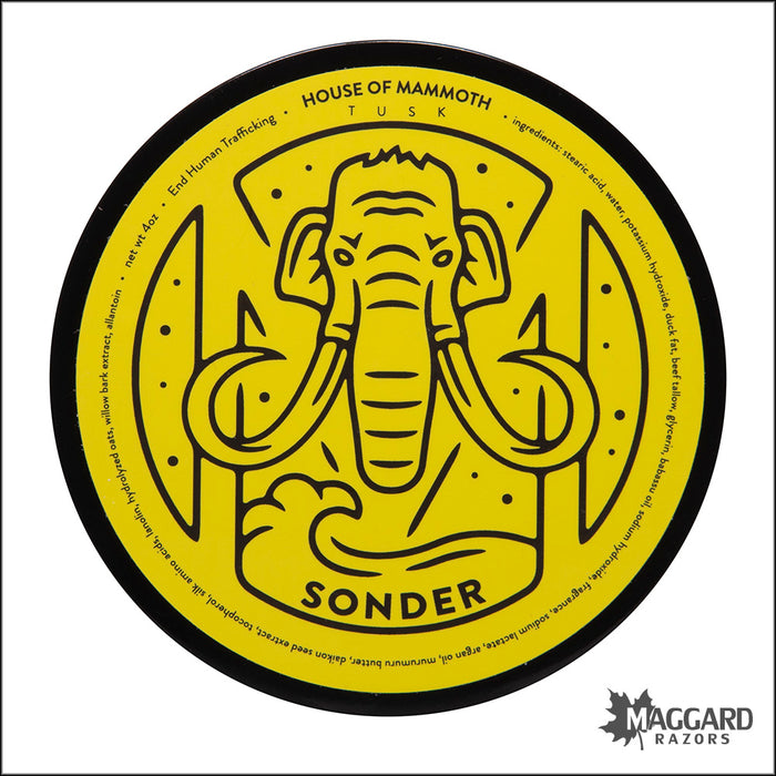 House of Mammoth Sonder Artisan Shaving Soap, 4oz